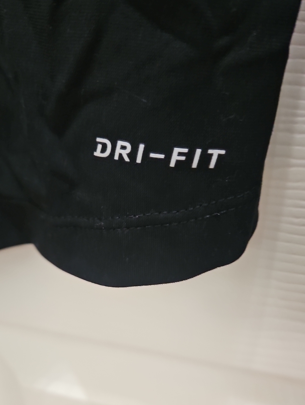 Nike Dri-fit Logo Black Quarterzip Thumbhole Pullover Runners Fleece Sz Med - Picture 6 of 7
